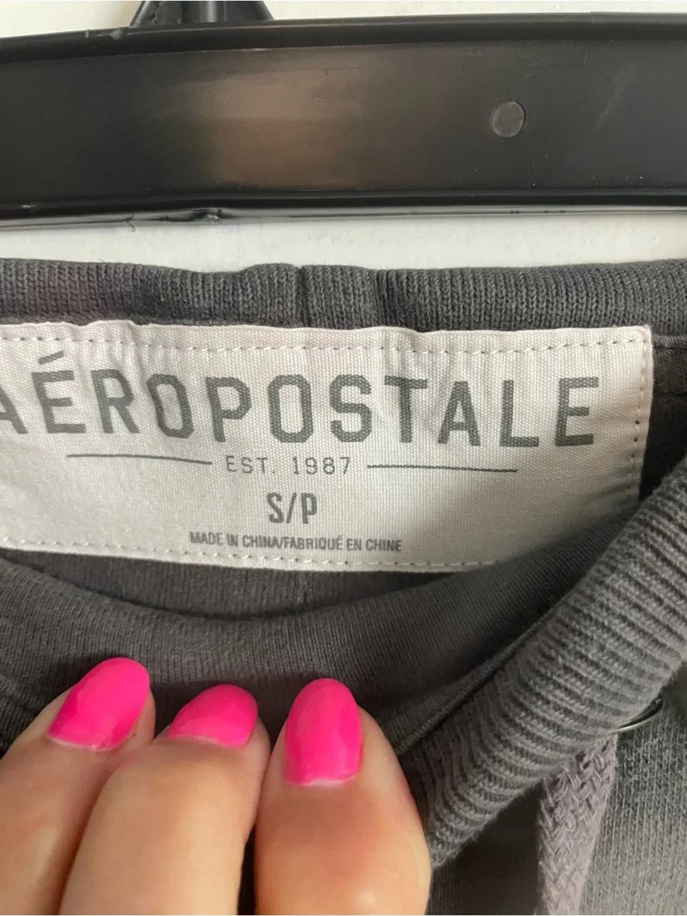 Men's Charcoal Gray Aeropostale size Small Sweatpants